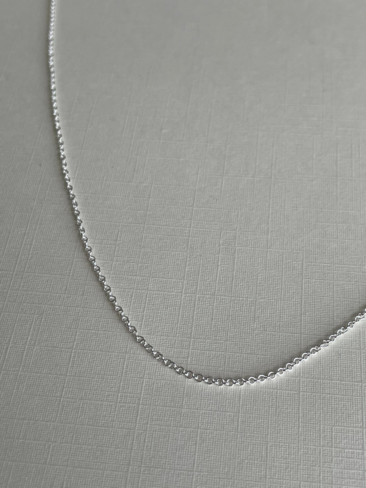 Sterling Silver 1.2mm Cable Chain